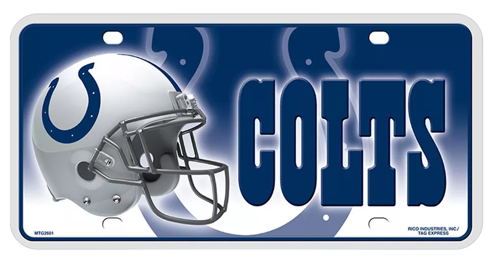 Indianapolis Colts NFL License Plate