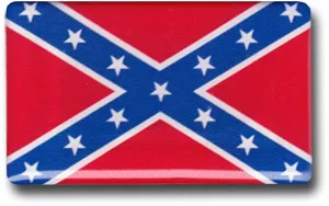 Confederate Domed Mini Decal