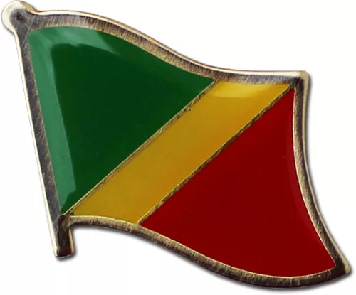 Congo - Rep. Of Flag Lapel Pin