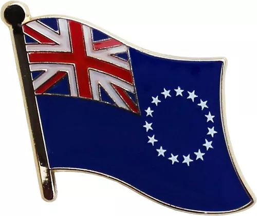 Cook Islands Flag Lapel Pin