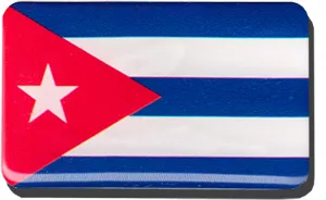 Cuba Mini Domed Sticker