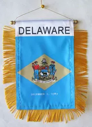 Delaware Window Hanging Flag