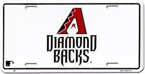 Arizona Diamondbacks MLB License Plate