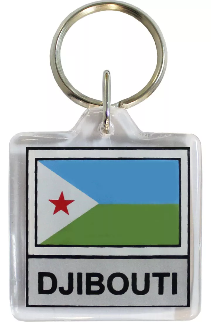 Djibouti Keyring