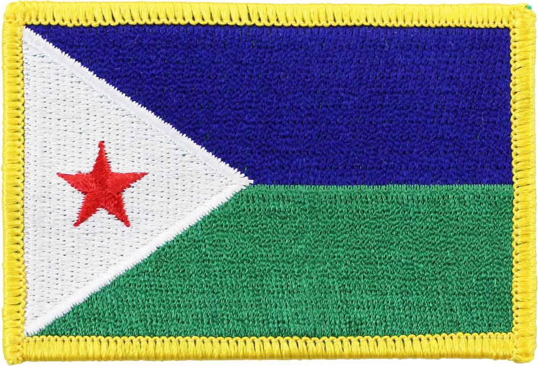 Djibouti Rectangular Patch