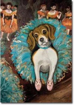Beagle Art Banner - Dogas