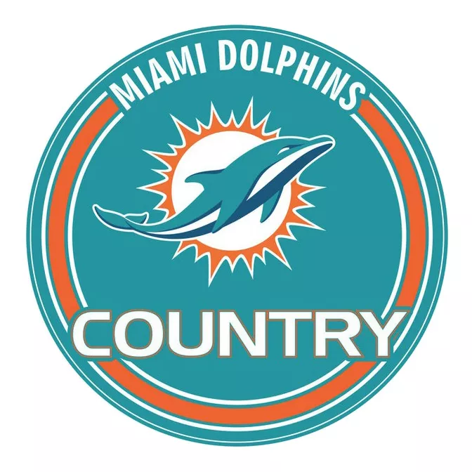 Miami Dolphins - 8" NFL Magnet