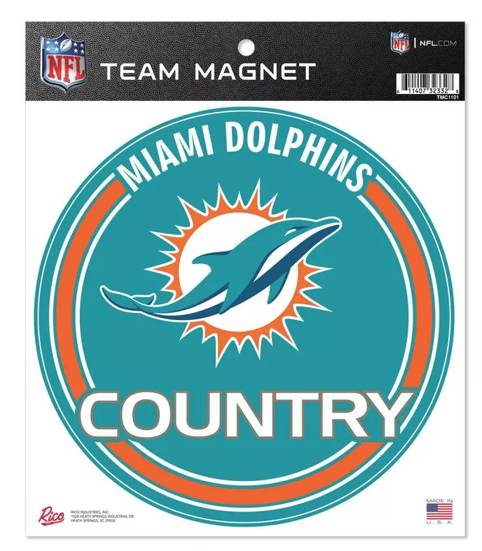 Miami Dolphins - 8" NFL Magnet