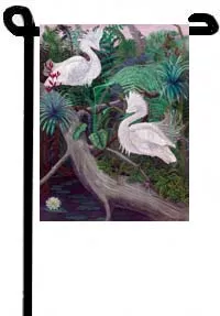 Egret - 11"x15" 2-Sided Garden Banner