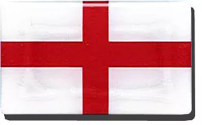 England (St. George) Mini Domed Sticker