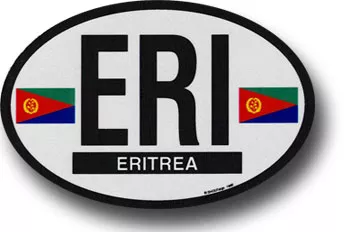 Eritrea Oval Decal