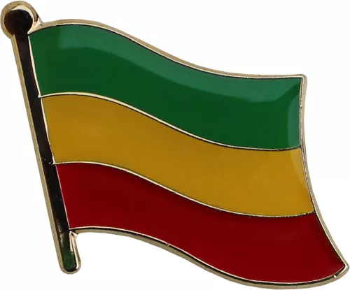Ethiopia Lapel Pin (Plain)