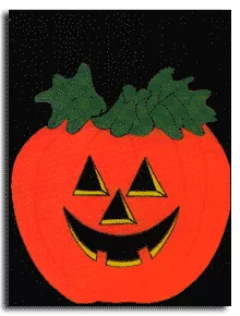 Fancy Pumpkin Decorative Banner
