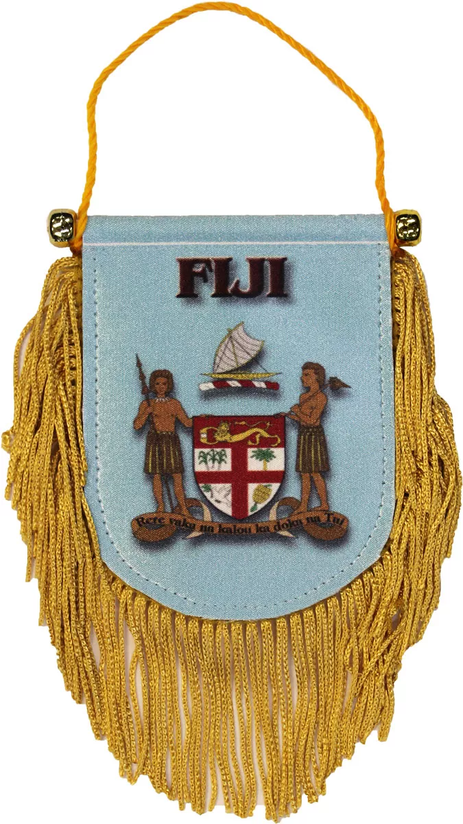 Fiji Window Hanging Flag (Shield)