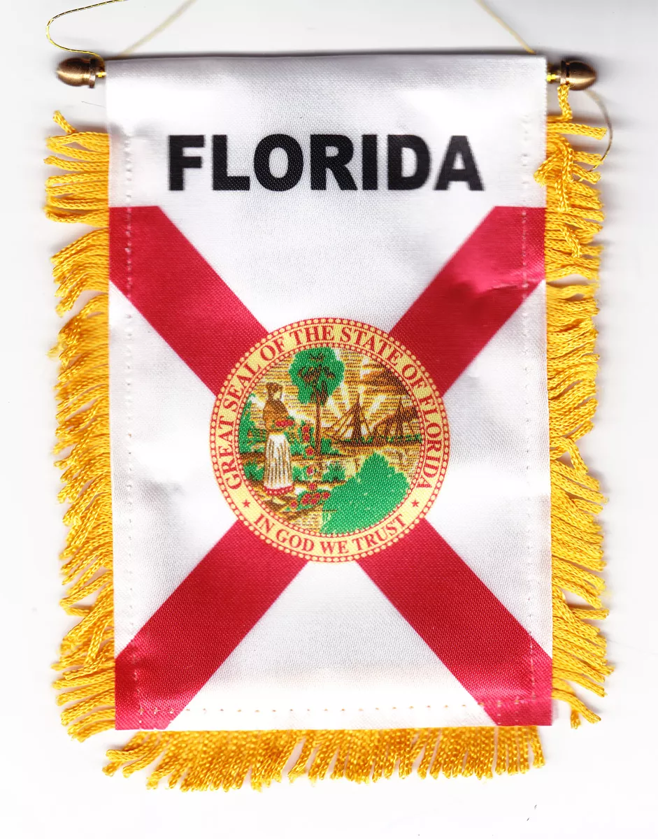 Florida Window Hanging Flag