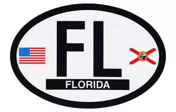Florida Oval Decal