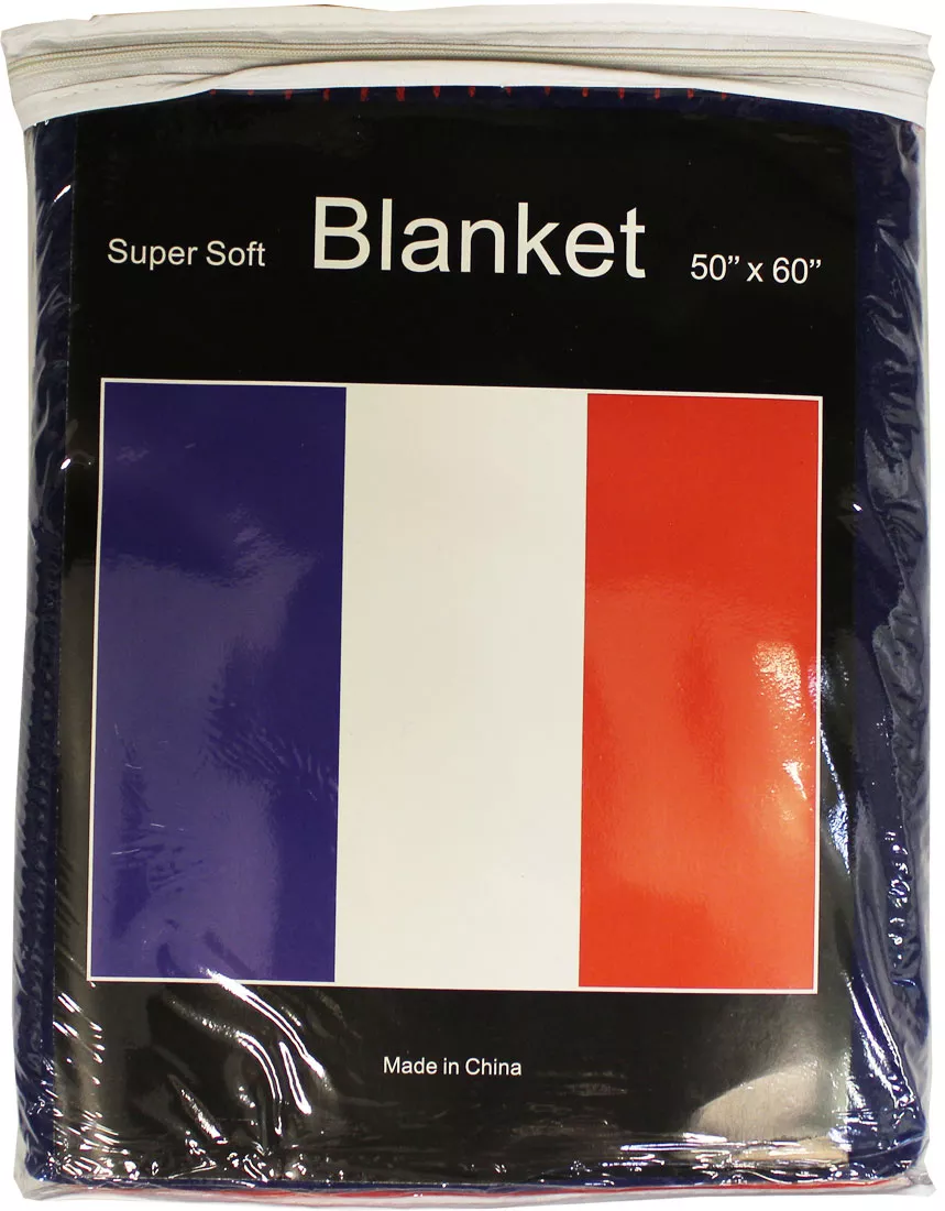 France Fleece Blanket