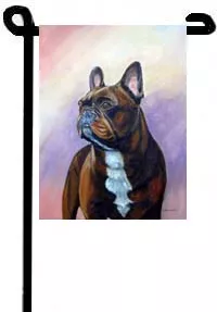 French Bulldog - 11"x15" 2-Sided Garden Banner
