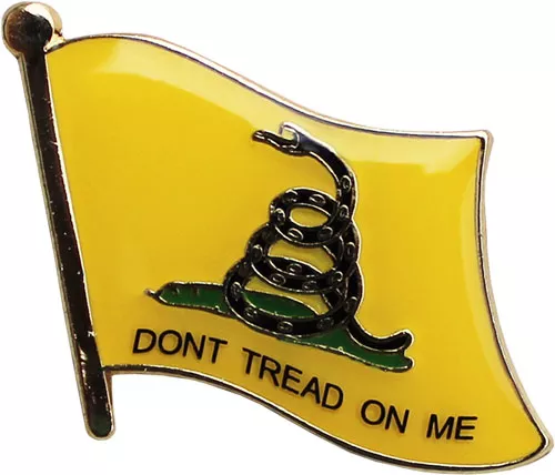 Gadsden (Dont Tread on Me) Flag Lapel Pin
