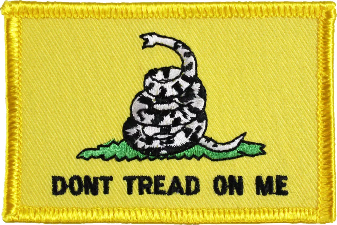 Gadsden (Dont Tread On Me) Rectangular Patch