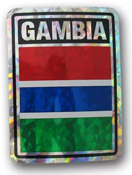 Gambia Reflective Decal