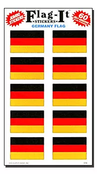 Germany 60 Count Sticker Pack