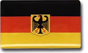 Germany Mini Domed Sticker (Eagle)