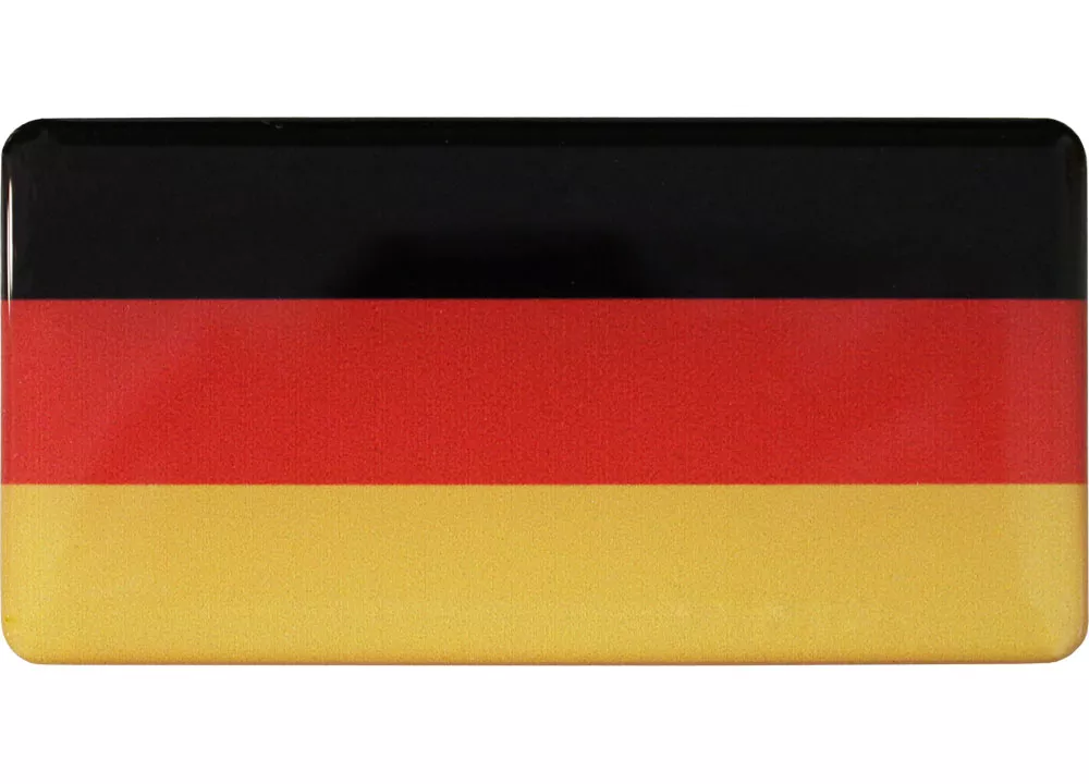Germany Domed Sticker (Rectangular)