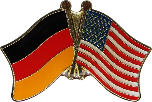 Germany and USA Friendship Lapel Pin