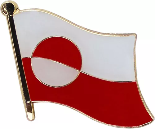Greenland Flag Lapel Pin