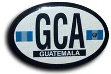 Guatemala Oval Decal