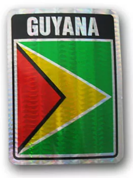 Guyana Reflective Decal