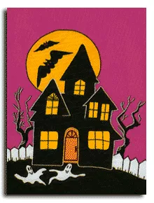 Haunted House Decorative Banner