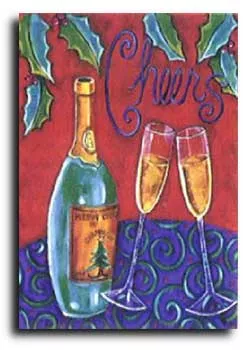 Holiday Cheers Toland Art Banner