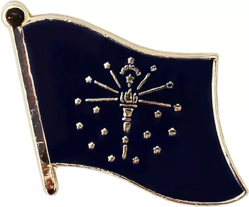 Indiana Flag Lapel Pin