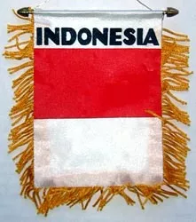 Indonesia Window Hanging Flag