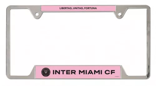 Inter Miami CF Metal License Plate Frame