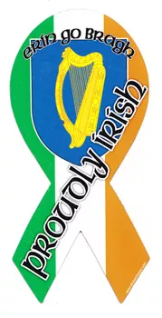 Ireland Magnet - 4" x 8" Ribbon Magnet