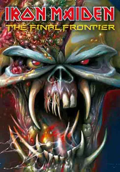 Iron Maiden Textile Poster (Frontiers Head)