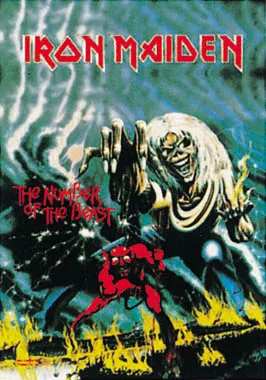 Iron Maiden Textile Poster (Number of the Beast)