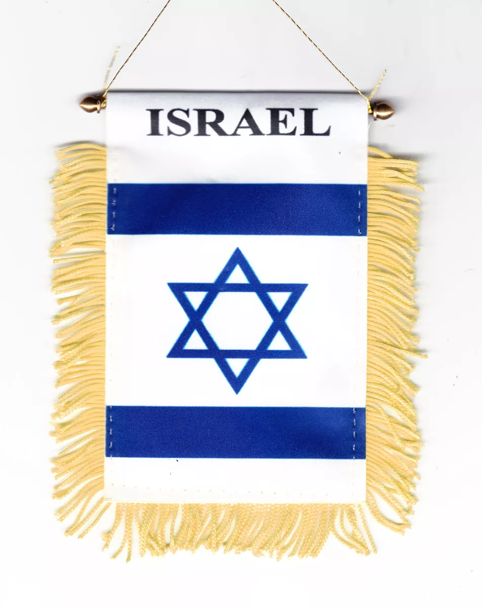 Israel Window Hanging Flag