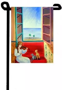 Italian Greyhound - 11"x15" 2-Sided Garden Banner