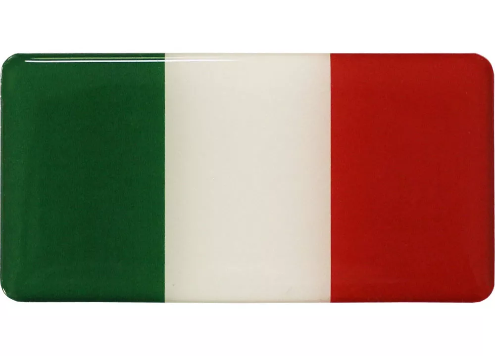 Italy Domed Sticker