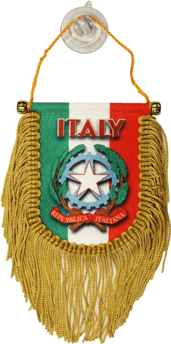 Italy Window Hanging Flag (Shield)