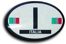 Italy Oval Decal