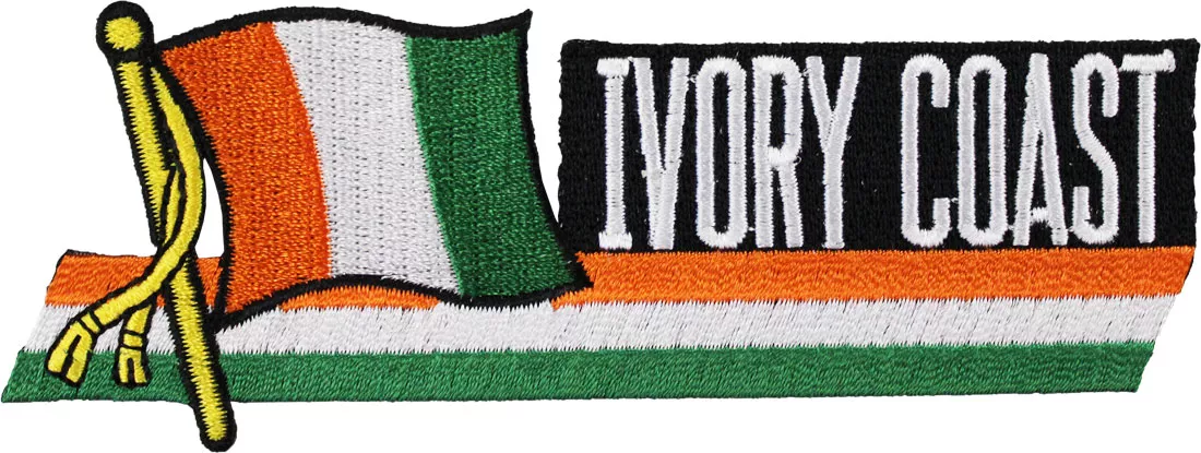 Ivory Coast (Cote D'Ivoire) Cut-Out Patch