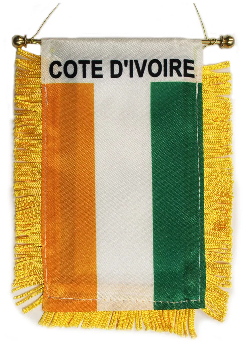 Ivory Coast (Cote d'Ivoire) Window Hanging Flag