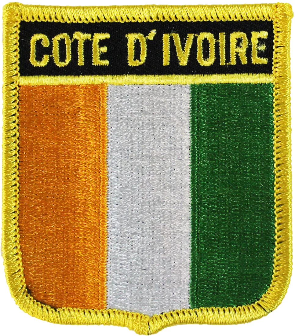 Ivory Coast (Cote D'Ivoire) Shield Patch