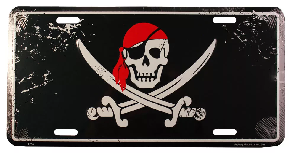 Jack Rackham License Plate