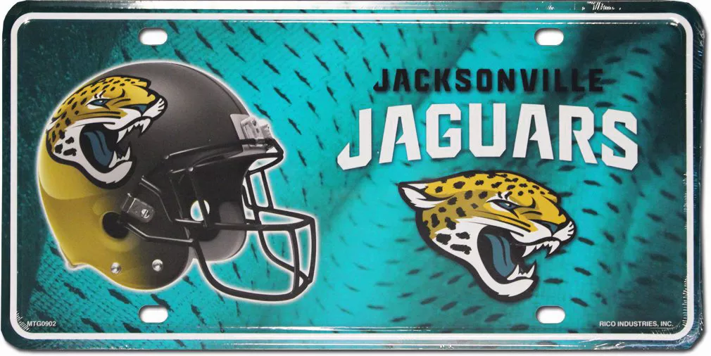 Jacksonville Jaguars NFL License Plate